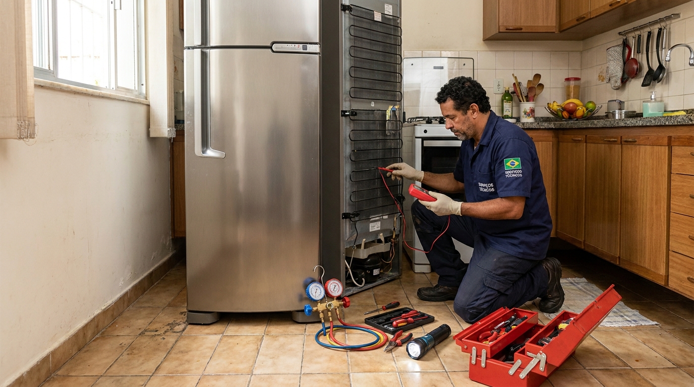 Manutenção na refrigeração em Jundiaí-SP